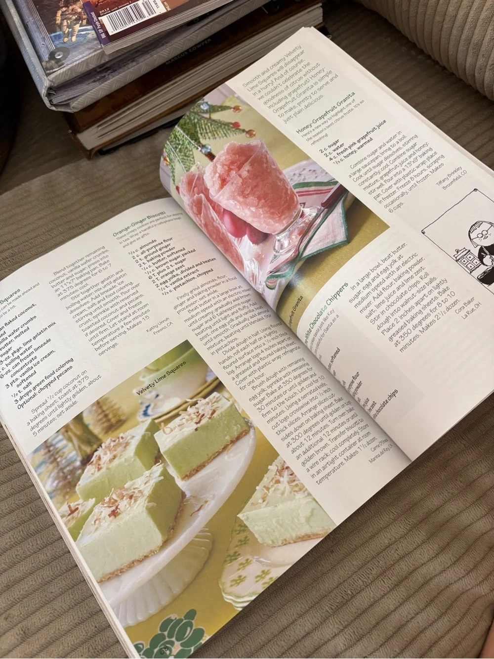 Christmas 2012 Candy Cane Party Cookbook